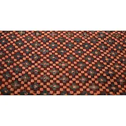 Ajrakh . Natural Color Cotton Fabric ~ 32 { Per meter }